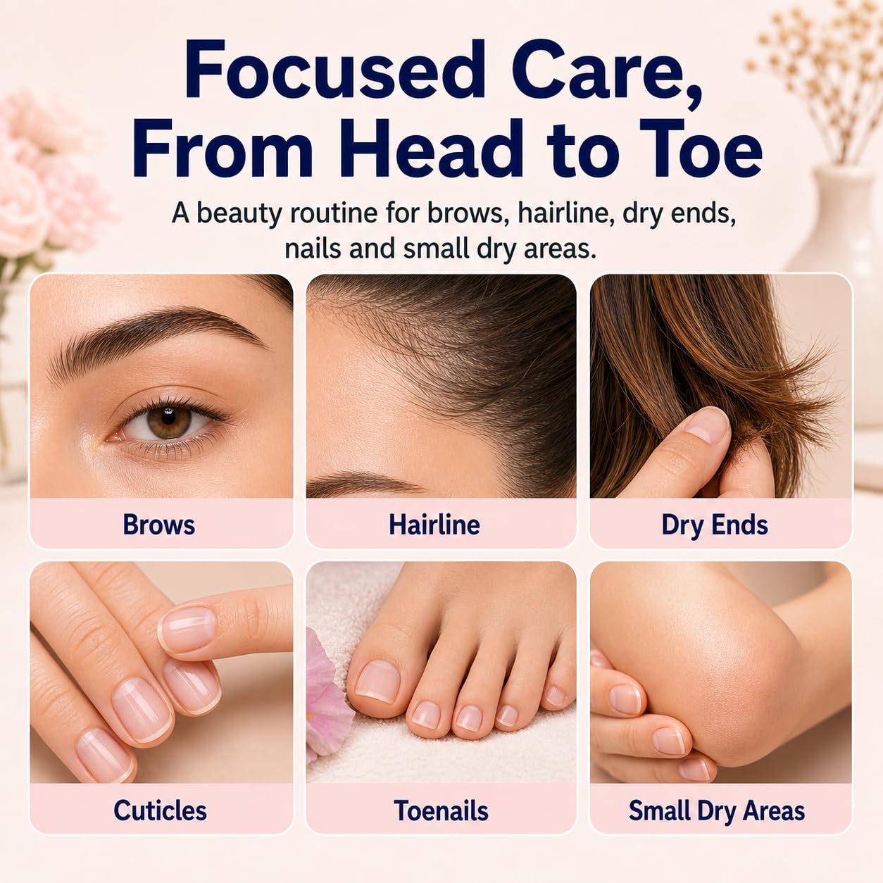 Pure Castor Oil Rose Quartz Roller
